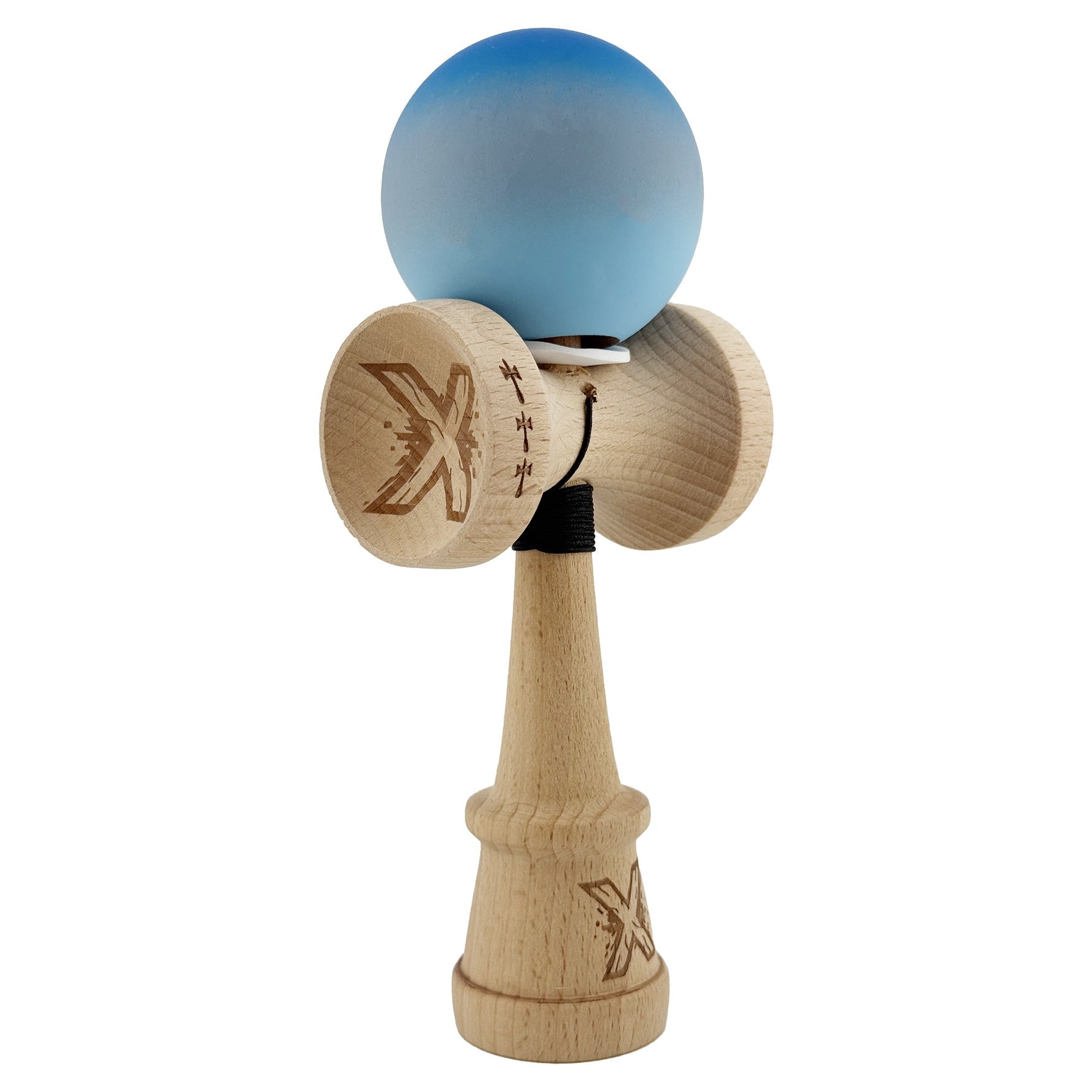 Kendama X Originala, Profesionala, Flippy, Cupe Mari KING SIZE V3, Rubber Grip, Gaura in Baza, Rulment Metalic, din