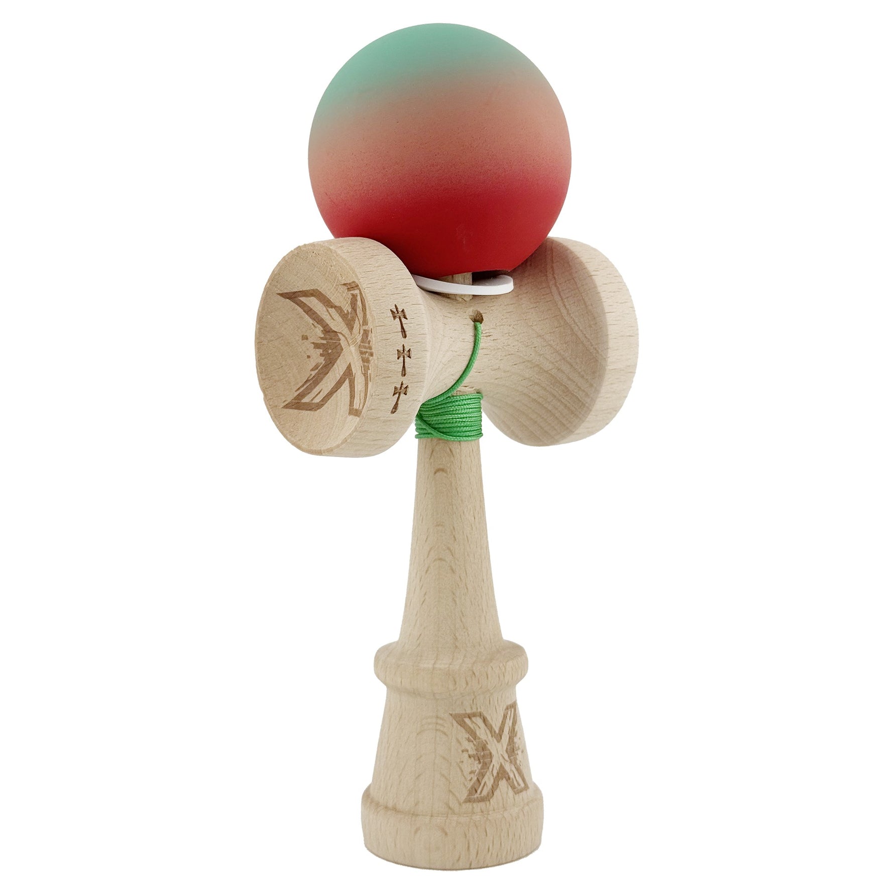 Kendama X Originala, Profesionala, Flippy, Cupe Mari KING SIZE V3, Rubber Grip, Gaura in Baza, Rulment Metalic, din