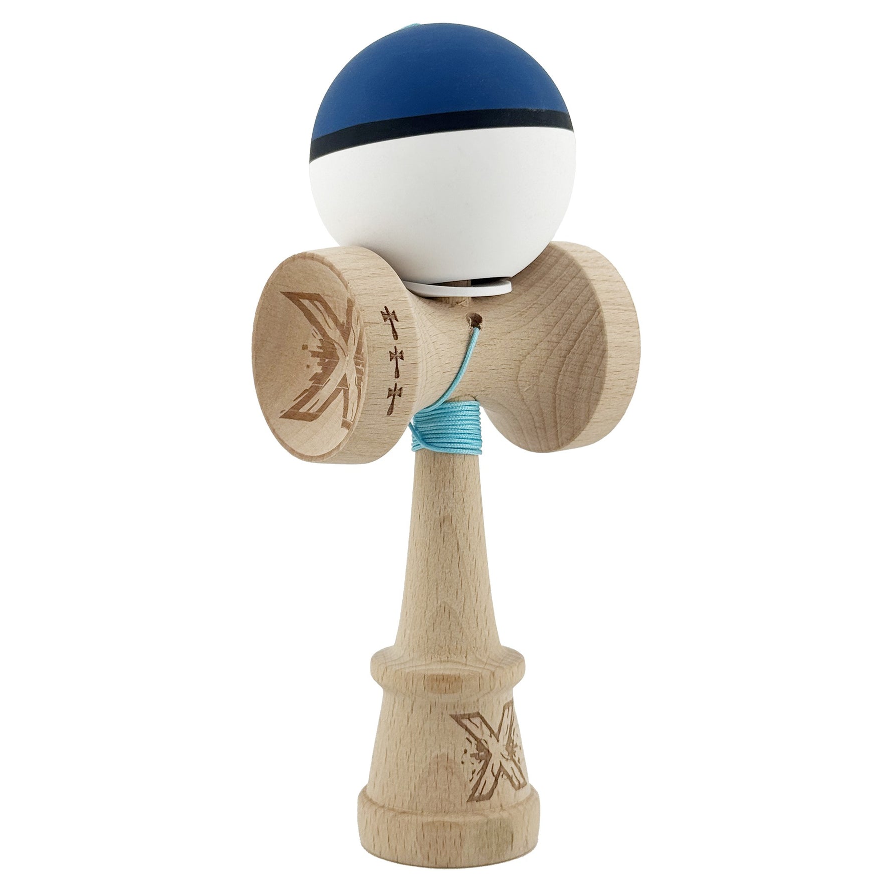 Kendama X Originala, Profesionala, Flippy, Cupe Mari KING SIZE V3, Rubber Grip, Gaura in Baza, Rulment Metalic, din