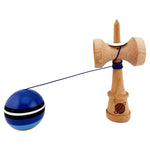 Kendama X Originala, Profesionala, Flippy, SATURN Blue Planet, Super Sticky cu Cupe Mari KING SIZE V3, Gaura in Baza,