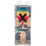 Kendama X Originala, Profesionala, Flippy, Big Cups V2, Rubber Grip cu Cupe Mari, Rulment Metalic cu Ata 55 cm,