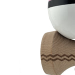 Kendama X Originala, Profesionala, Flippy, Gravata cu Cupe Mari V2, Super Sticky, Gaura in Baza, Rulment Metalic, din