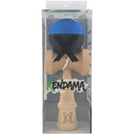Kendama X Originala, Profesionala, Flippy, din Lemn, Rubber Grip, 18 cm, Albastru/Negru
