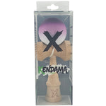 Kendama X Originala, Profesionala, Flippy, din Lemn, Rubber Grip, 18 cm, Negru/Maro/Alb