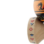Kendama X Originala, Profesionala, Flippy, DRAGON Series, Super Sticky cu Cupe Mari King Size V3, Rulment Metalic si