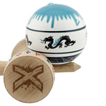 Kendama X Originala, Profesionala, Flippy, DRAGON Series, Super Sticky cu Cupe Mari King Size V3, Rulment Metalic si