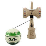 Kendama X Originala, Profesionala, Flippy, DRAGON Series, Super Sticky cu Cupe Mari King Size V3, Rulment Metalic si