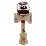 Kendama X Originala, Profesionala, Flippy, DRAGON Series, Super Sticky cu Cupe Mari King Size V3, Rulment Metalic si