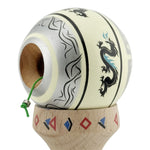 Kendama X Originala, Profesionala, Flippy, DRAGON Series, Super Sticky cu Cupe Mari King Size V3, Rulment Metalic si