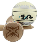 Kendama X Originala, Profesionala, Flippy, DRAGON Series, Super Sticky cu Cupe Mari King Size V3, Rulment Metalic si