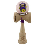 Kendama X Originala, Profesionala, Flippy, Violet Monkey, Super Sticky cu Cupe Mari King Size V3, Rulment Metalic si