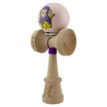 Kendama X Originala, Profesionala, Flippy, Violet Monkey, Super Sticky cu Cupe Mari King Size V3, Rulment Metalic si