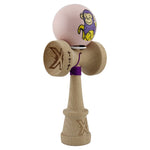 Kendama X Originala, Profesionala, Flippy, Violet Monkey, Super Sticky cu Cupe Mari King Size V3, Rulment Metalic si