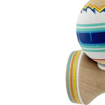 Kendama X Originala, Profesionala, Flippy, MOUNTAINS, Model Anti Skid cu Cupe Mari KING SIZE V3, Gaura in Baza, Rulment