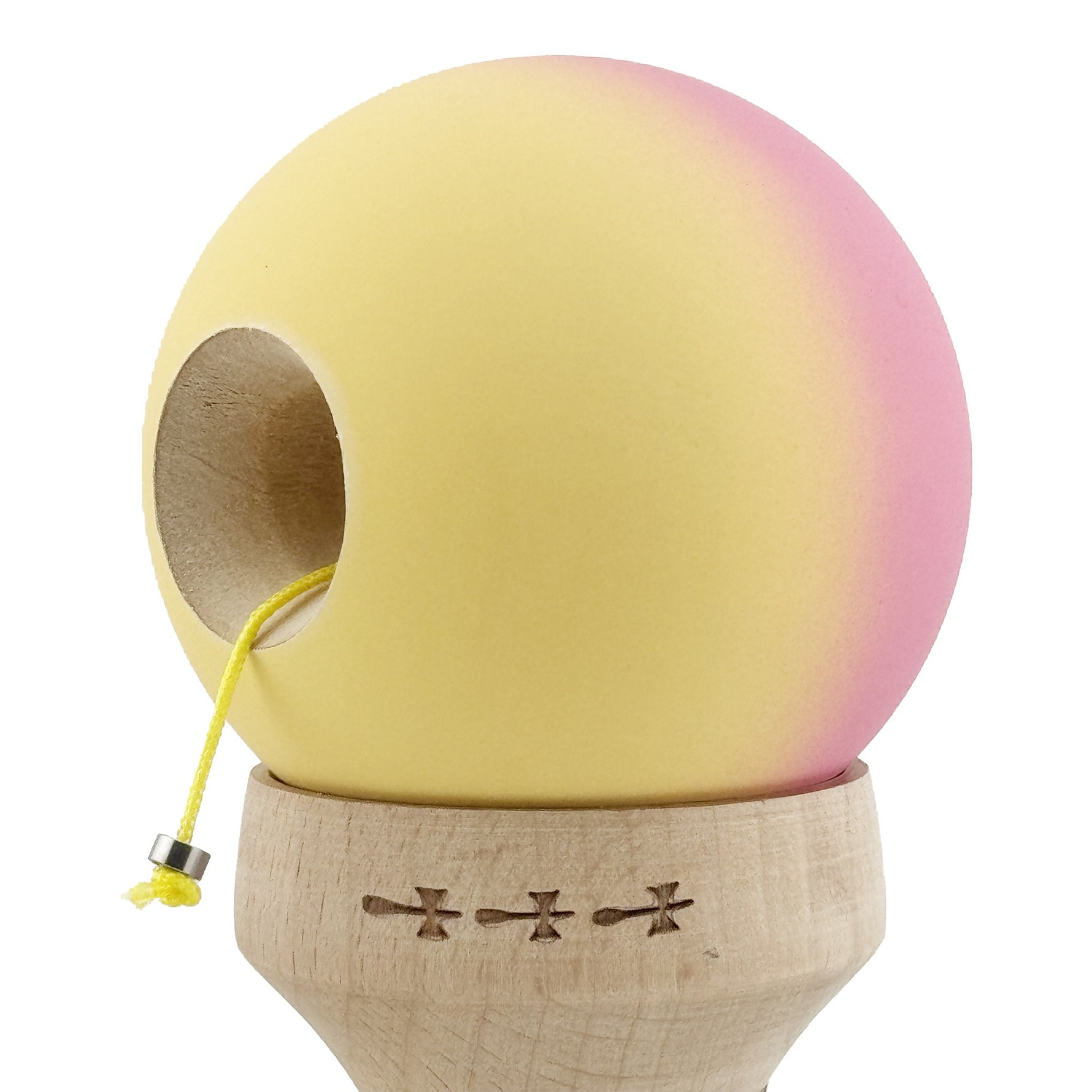 Kendama X Originala, Profesionala, Flippy, Rubber Grip, Cupe Mari KING SIZE V3, Gaura in Baza, Rulment Metalic, din