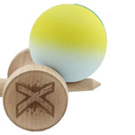 Kendama X Originala, Profesionala, Flippy, Rubber Grip, Cupe Mari KING SIZE V3, Gaura in Baza, Rulment Metalic, din