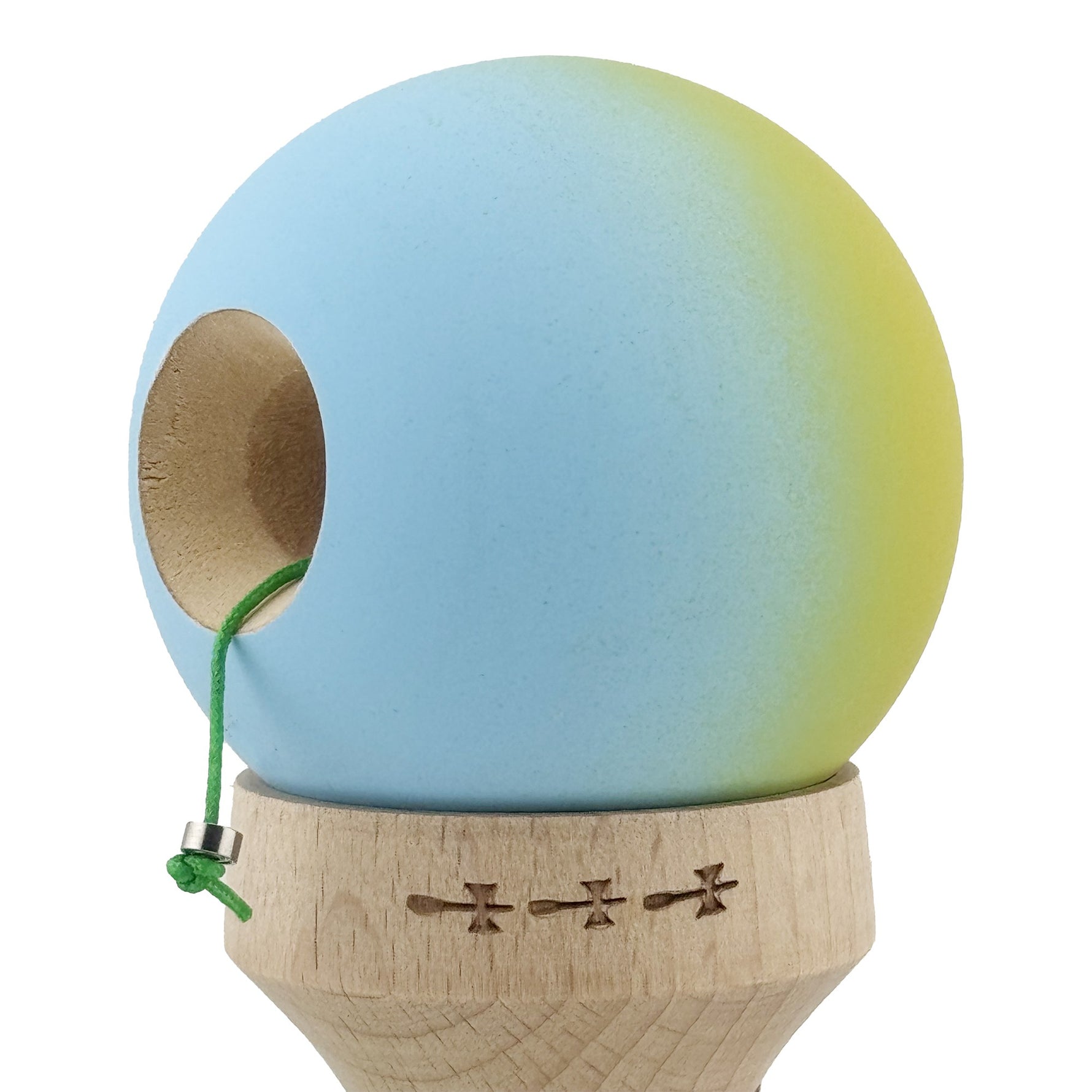 Kendama X Originala, Profesionala, Flippy, Rubber Grip, Cupe Mari KING SIZE V3, Gaura in Baza, Rulment Metalic, din