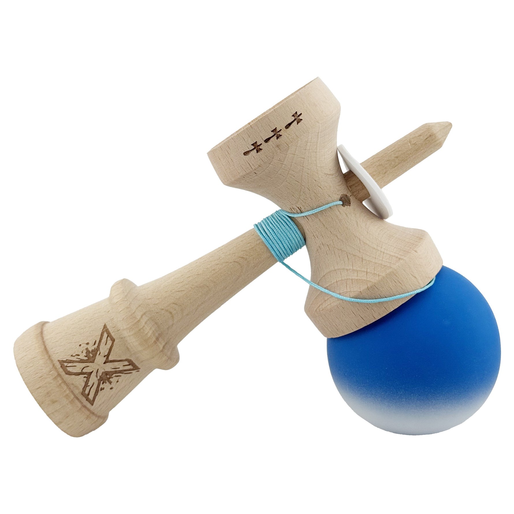 Kendama X Originala, Profesionala, Flippy, Rubber Grip, Cupe Mari KING SIZE V3, Gaura in Baza, Rulment Metalic, din