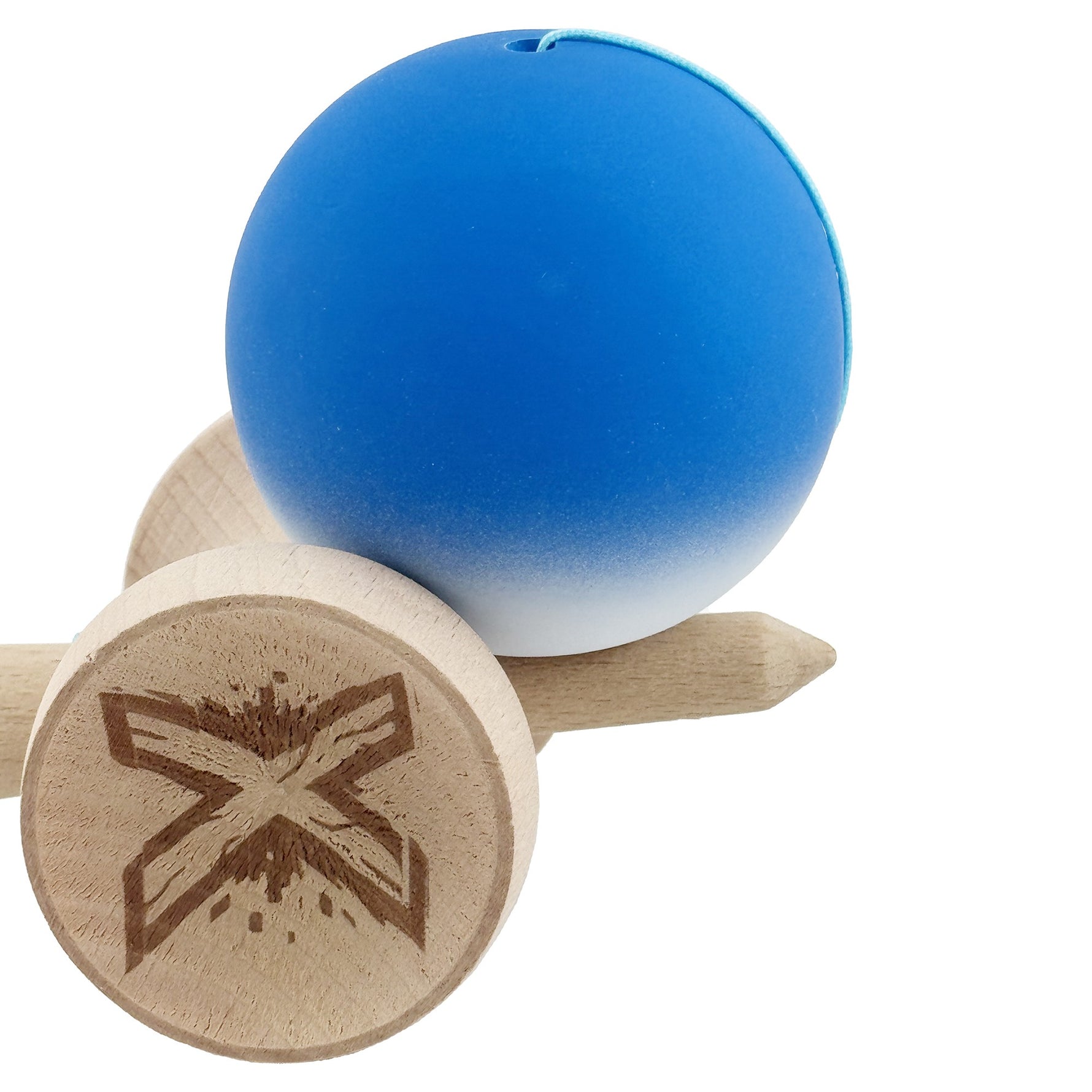 Kendama X Originala, Profesionala, Flippy, Rubber Grip, Cupe Mari KING SIZE V3, Gaura in Baza, Rulment Metalic, din
