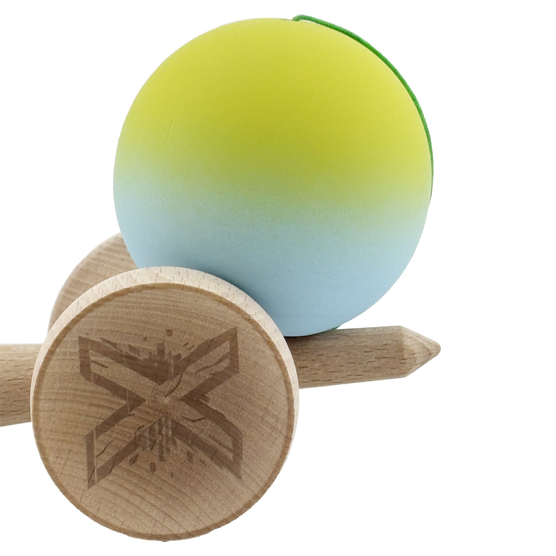 Kendama X Originala, Profesionala, Flippy, Rubber Grip, Cupe Mari KING SIZE V3, Gaura in Baza, Rulment Metalic, din
