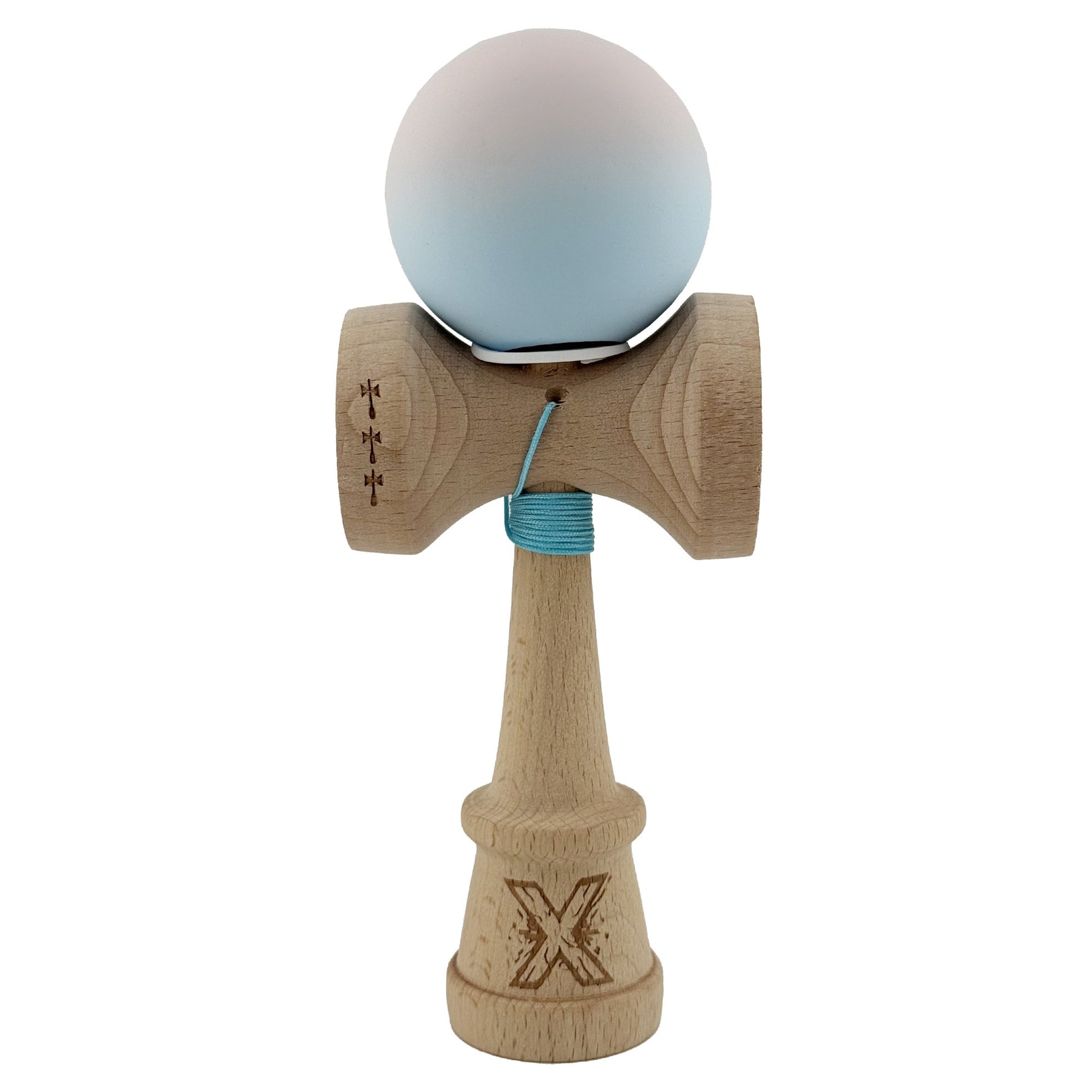 Kendama X Originala, Profesionala, Flippy, Rubber Grip, Cupe Mari KING SIZE V3, Gaura in Baza, Rulment Metalic, din