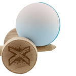 Kendama X Originala, Profesionala, Flippy, Rubber Grip, Cupe Mari KING SIZE V3, Gaura in Baza, Rulment Metalic, din