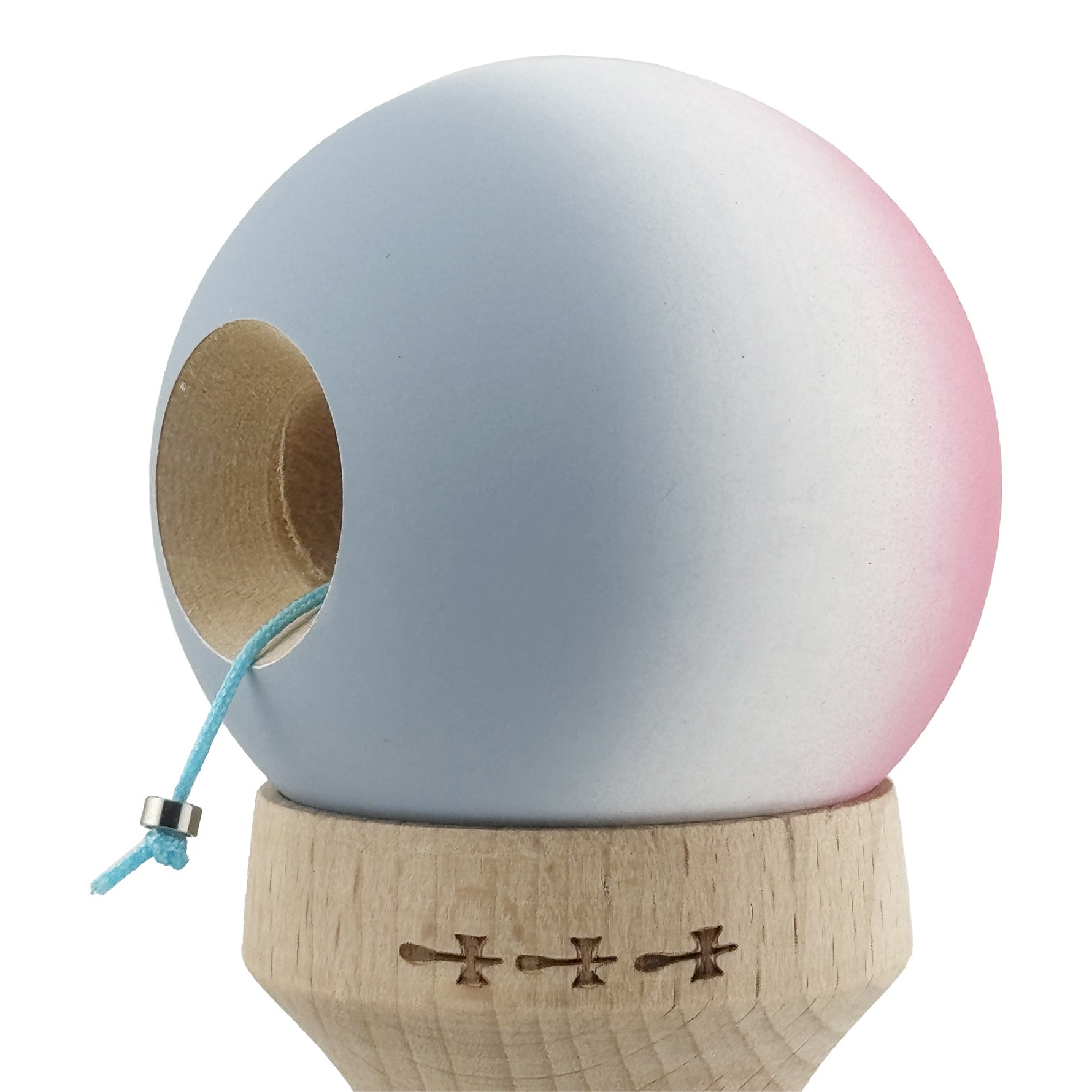 Kendama X Originala, Profesionala, Flippy, Rubber Grip, Cupe Mari KING SIZE V3, Gaura in Baza, Rulment Metalic, din