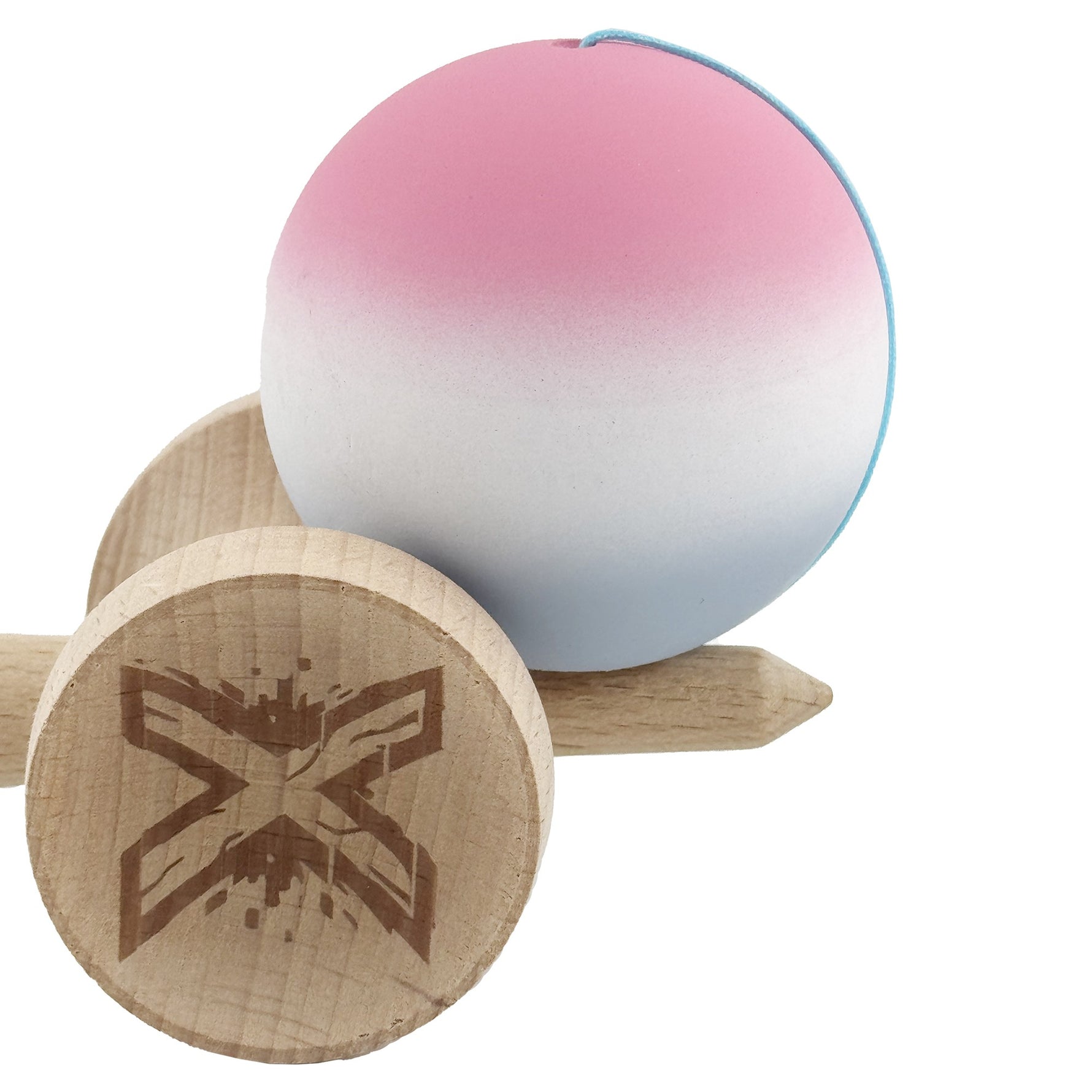 Kendama X Originala, Profesionala, Flippy, Rubber Grip, Cupe Mari KING SIZE V3, Gaura in Baza, Rulment Metalic, din