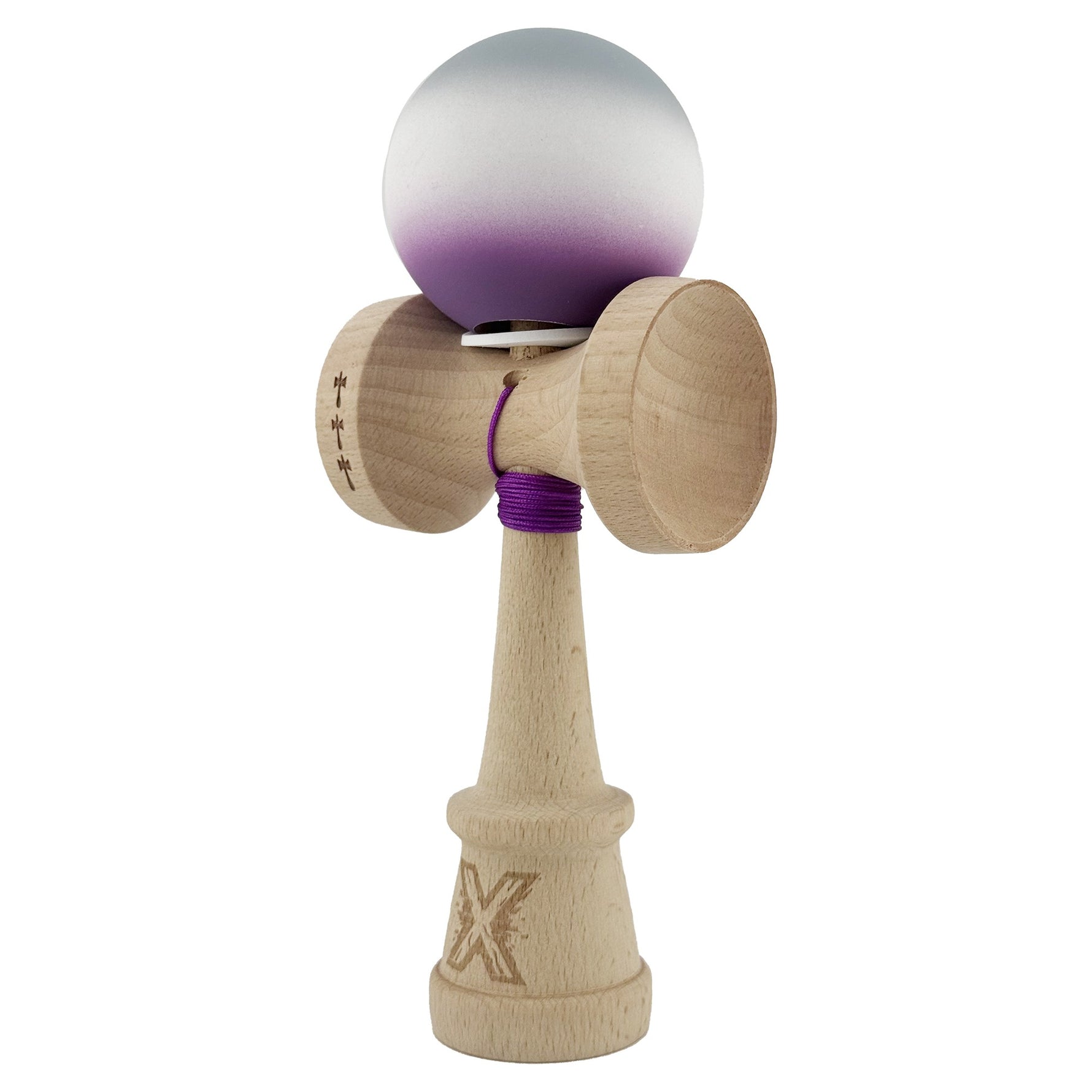 Kendama X Originala, Profesionala, Flippy, Rubber Grip, Cupe Mari KING SIZE V3, Gaura in Baza, Rulment Metalic, din