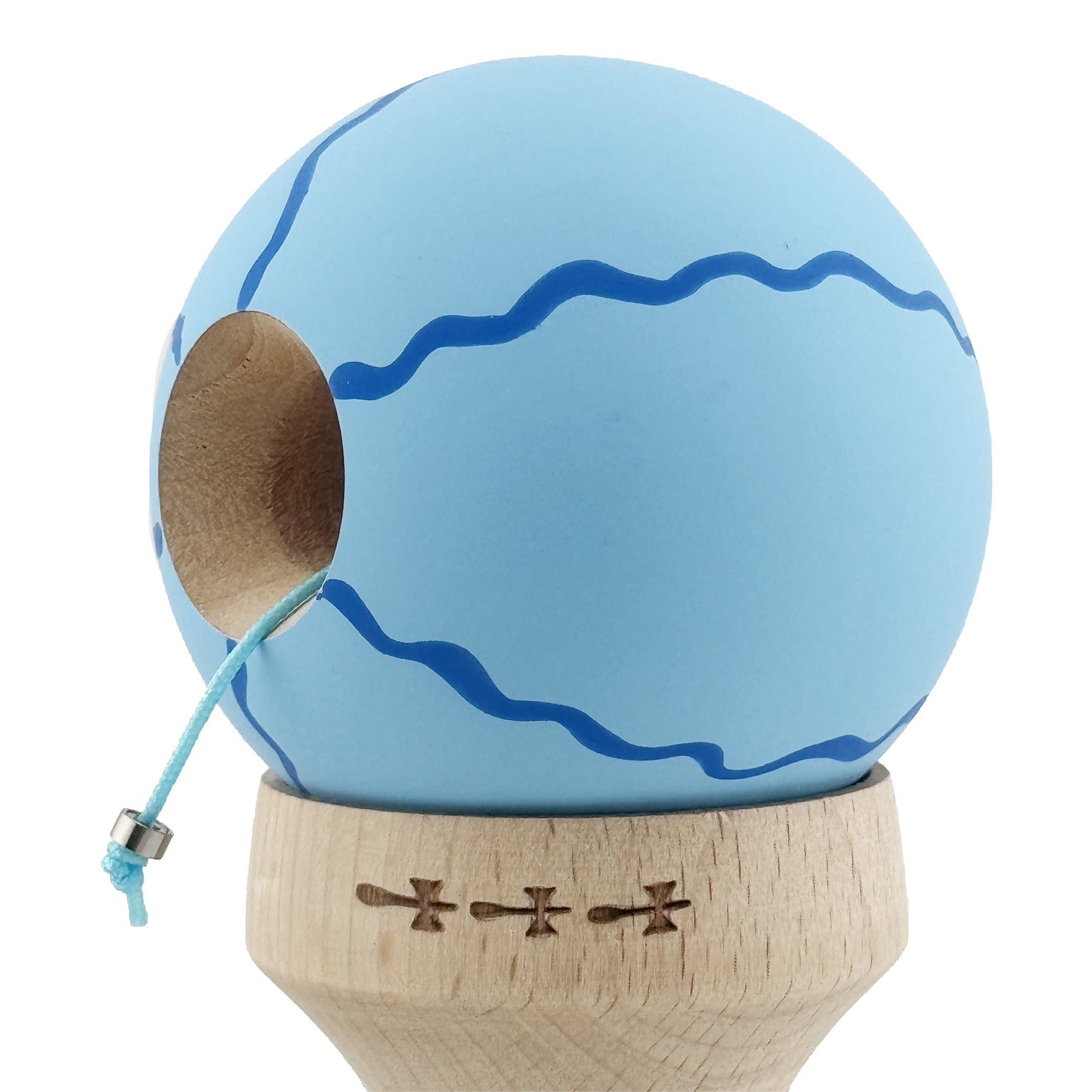 Kendama X Originala, Profesionala, Flippy, Rubber Grip, Cupe Mari KING SIZE V3, Gaura in Baza, Rulment Metalic, din
