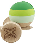 Kendama X Originala, Profesionala, Flippy, Rubber Grip, Cupe Mari KING SIZE V3, Gaura in Baza, Rulment Metalic, din