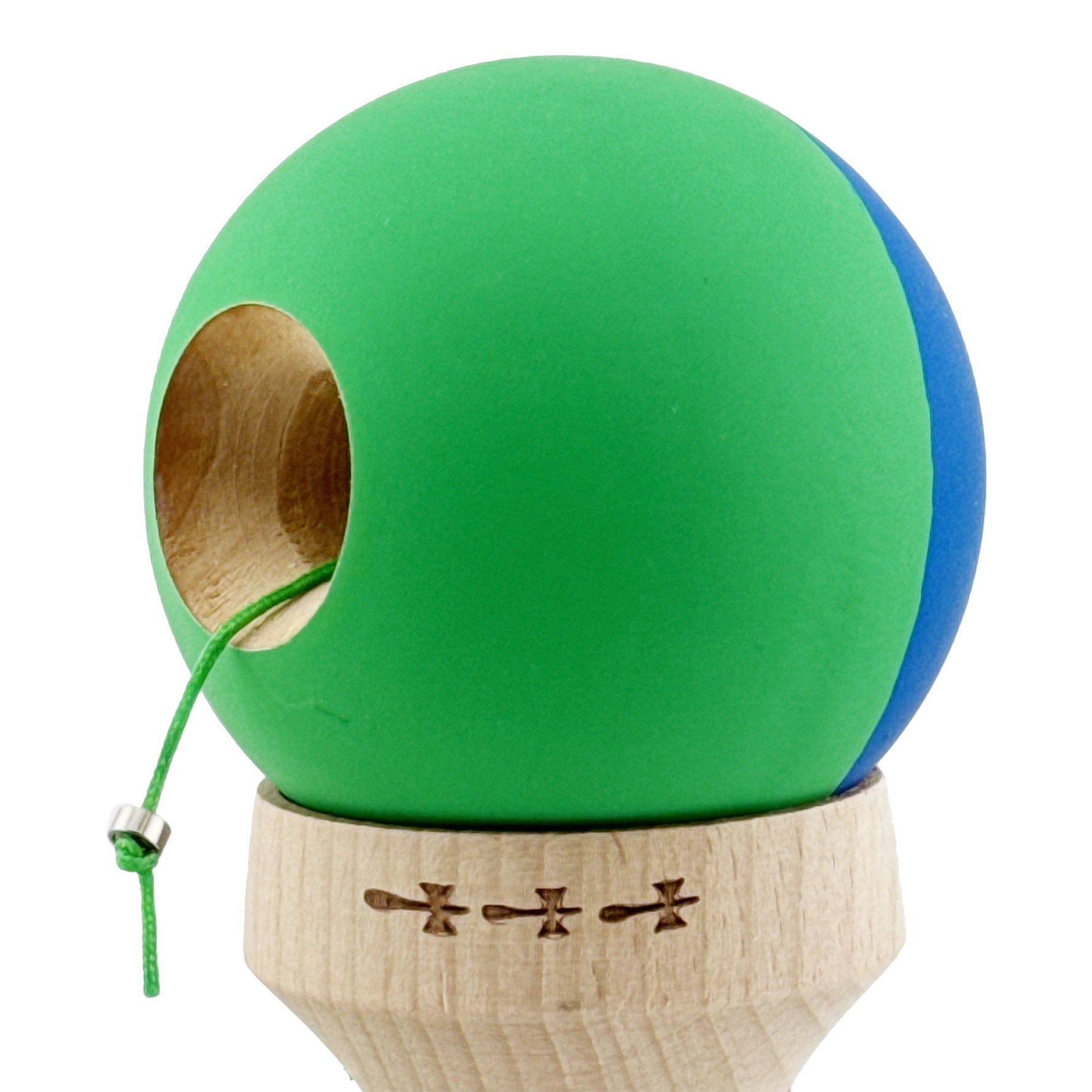 Kendama X Originala, Profesionala, Flippy, Rubber Grip, Cupe Mari KING SIZE V3, Gaura in Baza, Rulment Metalic, din