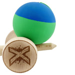 Kendama X Originala, Profesionala, Flippy, Rubber Grip, Cupe Mari KING SIZE V3, Gaura in Baza, Rulment Metalic, din