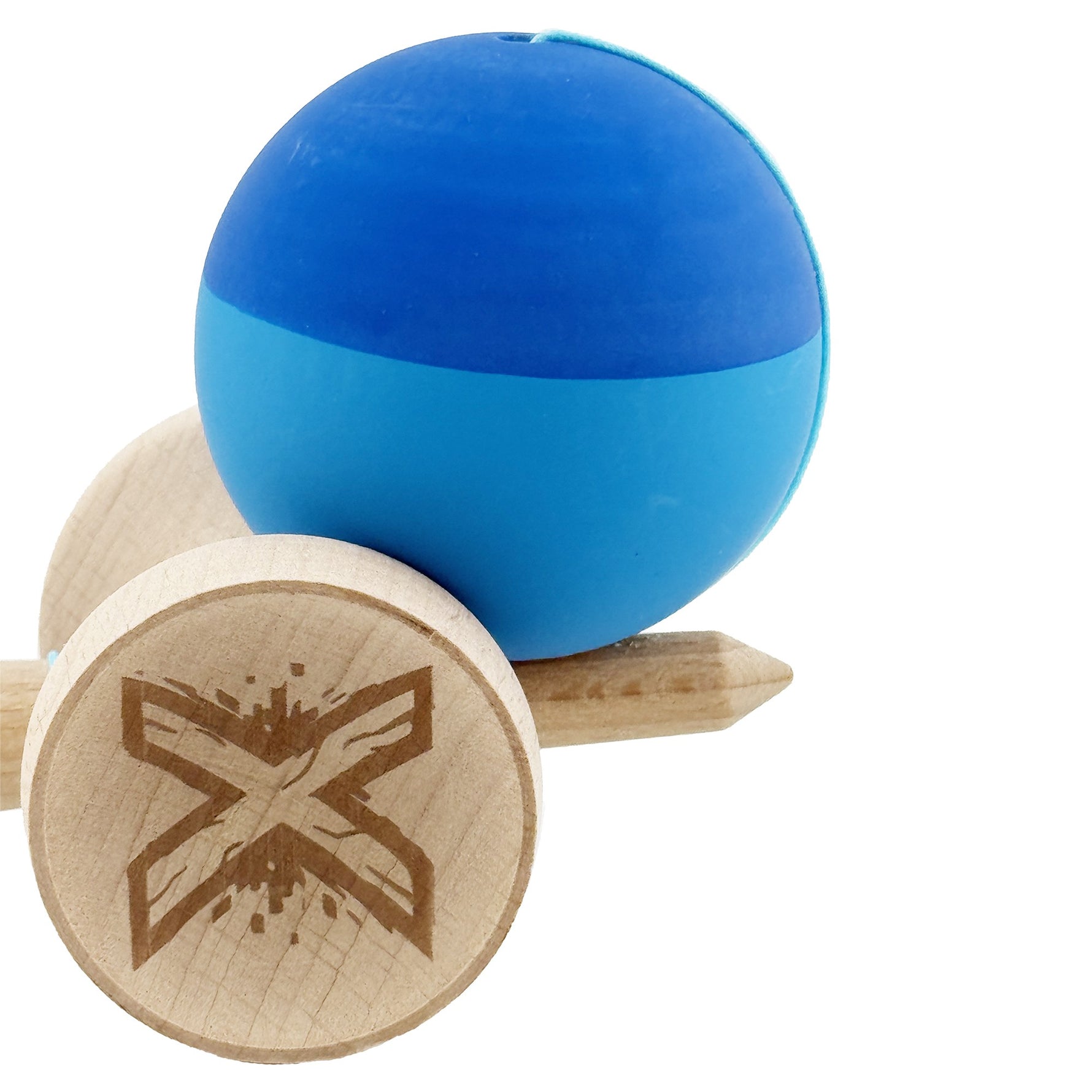 Kendama X Originala, Profesionala, Flippy, Rubber Grip, Cupe Mari KING SIZE V3, Gaura in Baza, Rulment Metalic, din