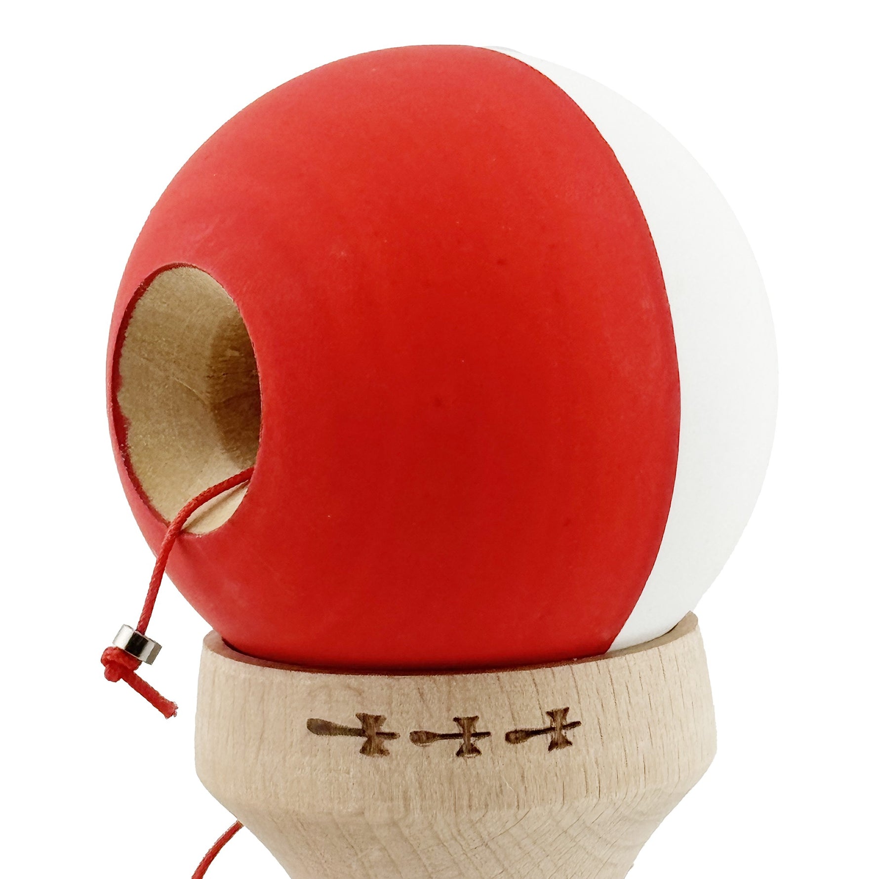 Kendama X Originala, Profesionala, Flippy, Rubber Grip, Cupe Mari KING SIZE V3, Gaura in Baza, Rulment Metalic, din