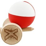 Kendama X Originala, Profesionala, Flippy, Rubber Grip, Cupe Mari KING SIZE V3, Gaura in Baza, Rulment Metalic, din