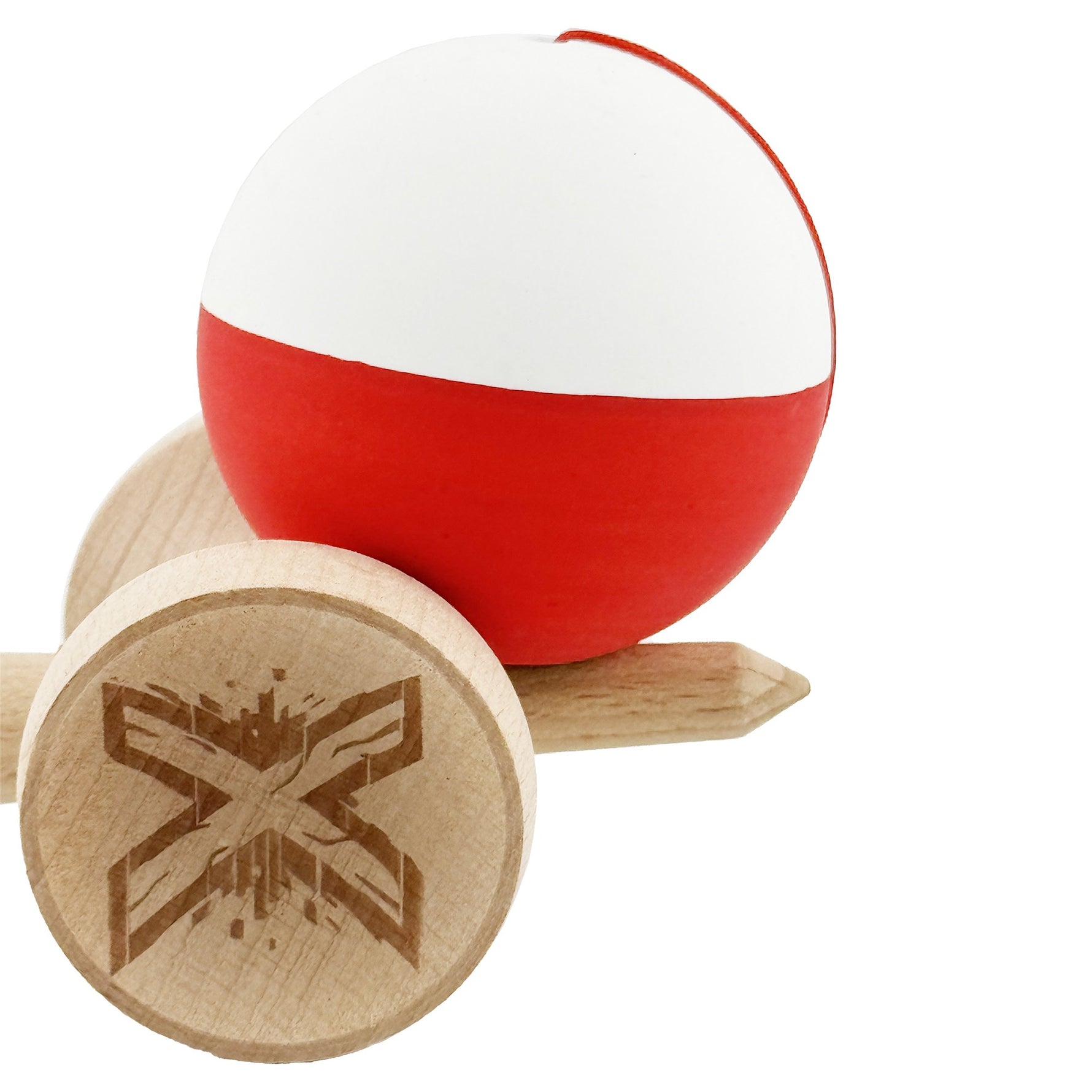 Kendama X Originala, Profesionala, Flippy, Rubber Grip, Cupe Mari KING SIZE V3, Gaura in Baza, Rulment Metalic, din
