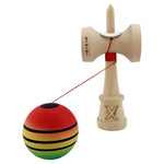 Kendama X Originala, Profesionala, Flippy, Rubber Grip, Cupe Mari KING SIZE V3, Gaura in Baza, Rulment Metalic, din