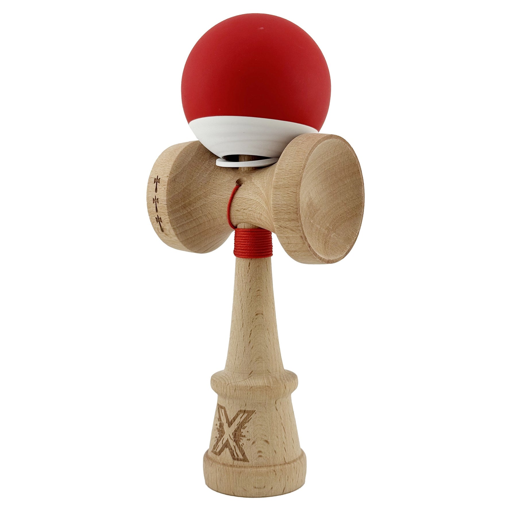 Kendama X Originala, Profesionala, Flippy, Rubber Grip, Cupe Mari KING SIZE V3, Gaura in Baza, Rulment Metalic, din