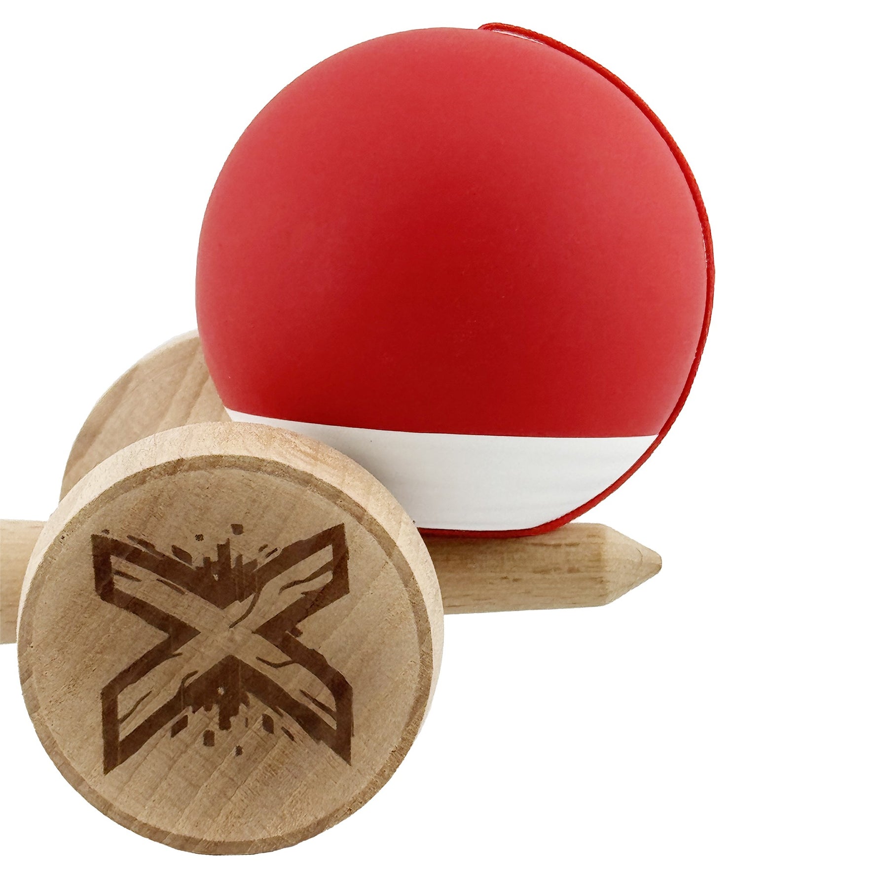 Kendama X Originala, Profesionala, Flippy, Rubber Grip, Cupe Mari KING SIZE V3, Gaura in Baza, Rulment Metalic, din