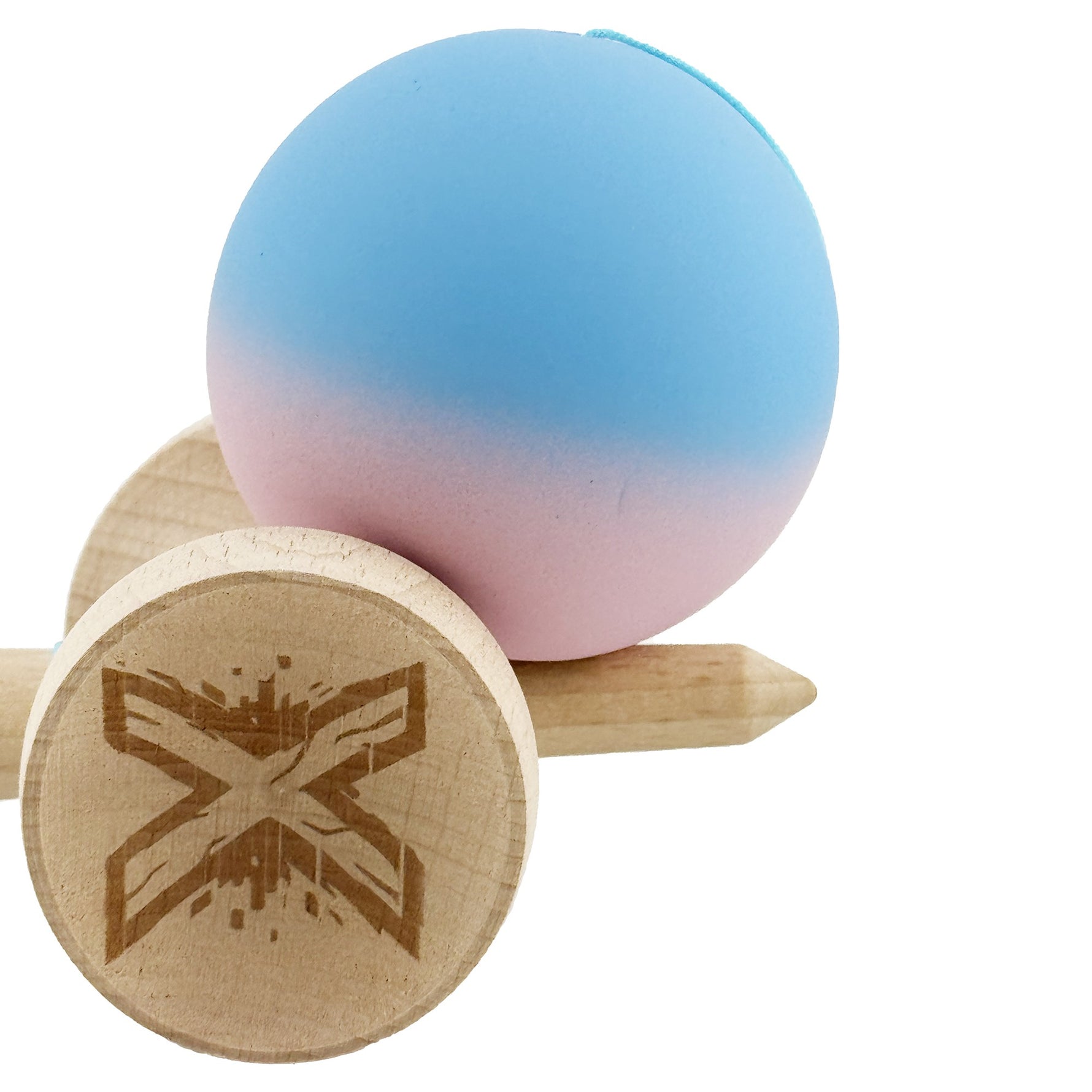 Kendama X Originala, Profesionala, Flippy, Rubber Grip, Cupe Mari KING SIZE V3, Gaura in Baza, Rulment Metalic, din