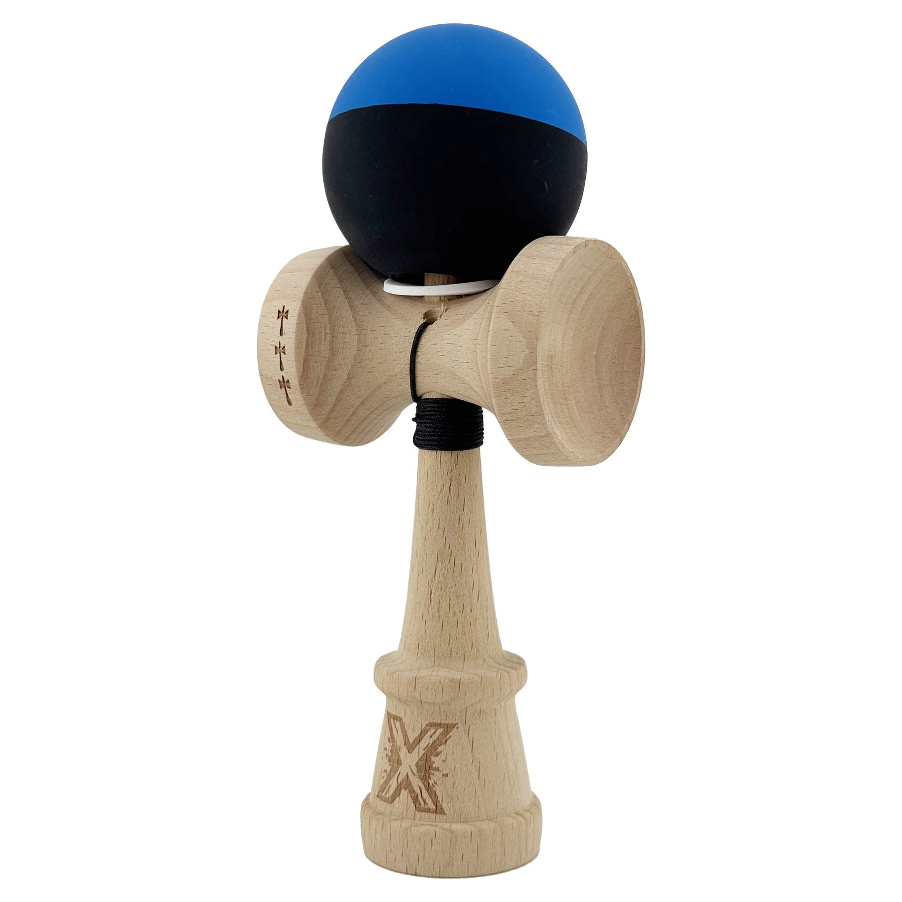 Kendama X Originala, Profesionala, Flippy, Rubber Grip, Cupe Mari KING SIZE V3, Gaura in Baza, Rulment Metalic, din