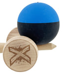 Kendama X Originala, Profesionala, Flippy, Rubber Grip, Cupe Mari KING SIZE V3, Gaura in Baza, Rulment Metalic, din