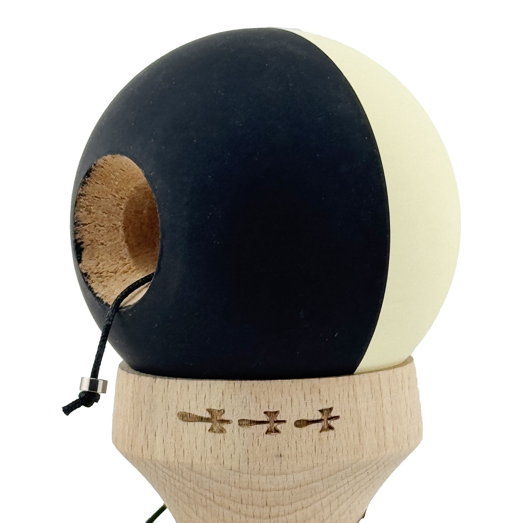 Kendama X Originala, Profesionala, Flippy, Rubber Grip, Cupe Mari KING SIZE V3, Gaura in Baza, Rulment Metalic, din