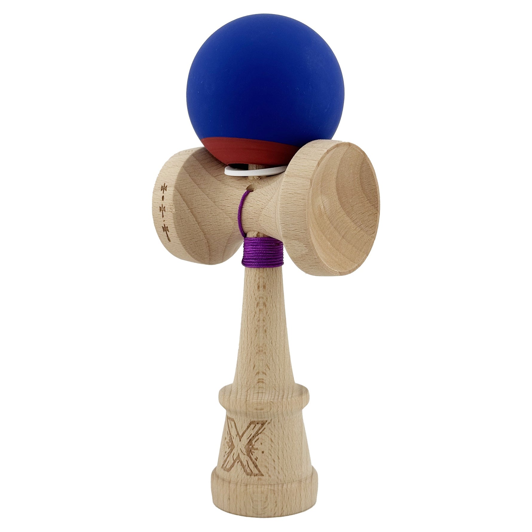 Kendama X Originala, Profesionala, Flippy, Rubber Grip, Cupe Mari KING SIZE V3, Gaura in Baza, Rulment Metalic, din