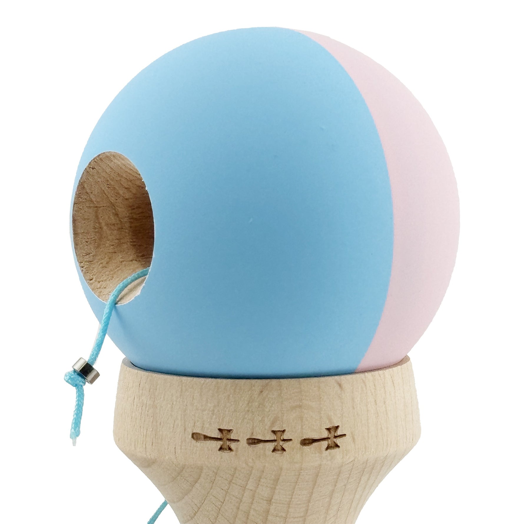 Kendama X Originala, Profesionala, Flippy, Rubber Grip, Cupe Mari KING SIZE V3, Gaura in Baza, Rulment Metalic, din