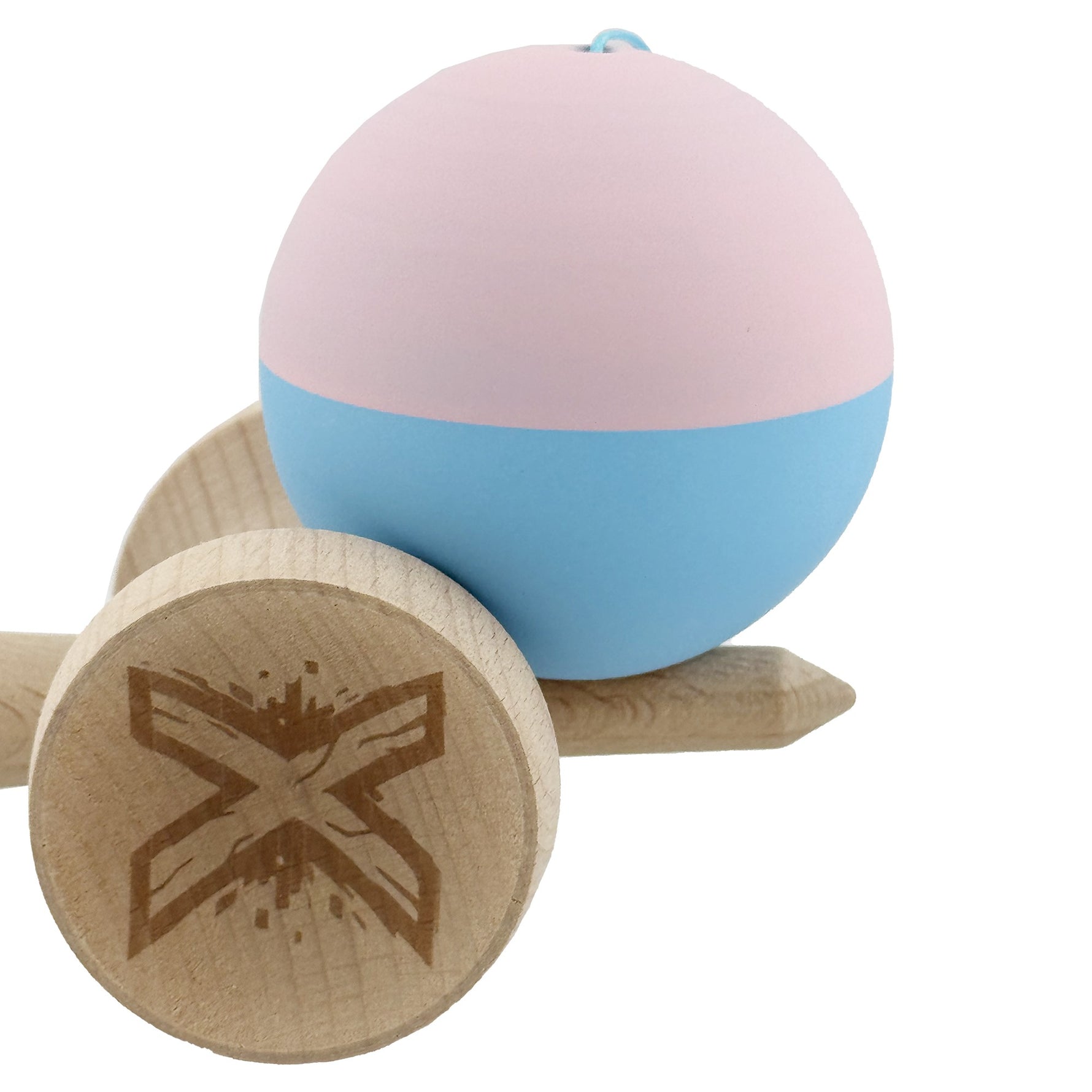 Kendama X Originala, Profesionala, Flippy, Rubber Grip, Cupe Mari KING SIZE V3, Gaura in Baza, Rulment Metalic, din