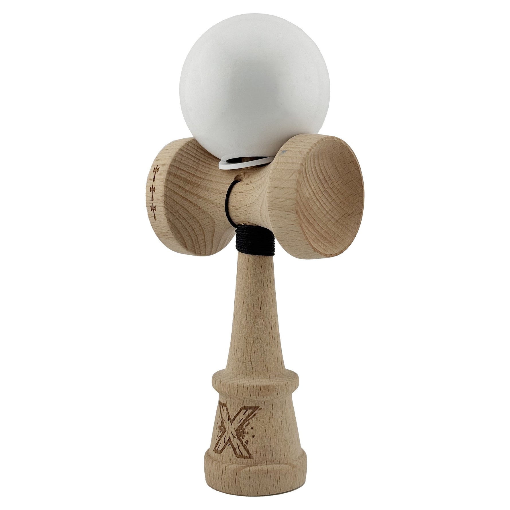 Kendama X Originala, Profesionala, Flippy, Rubber Grip, Cupe Mari KING SIZE V3, Gaura in Baza, Rulment Metalic, din