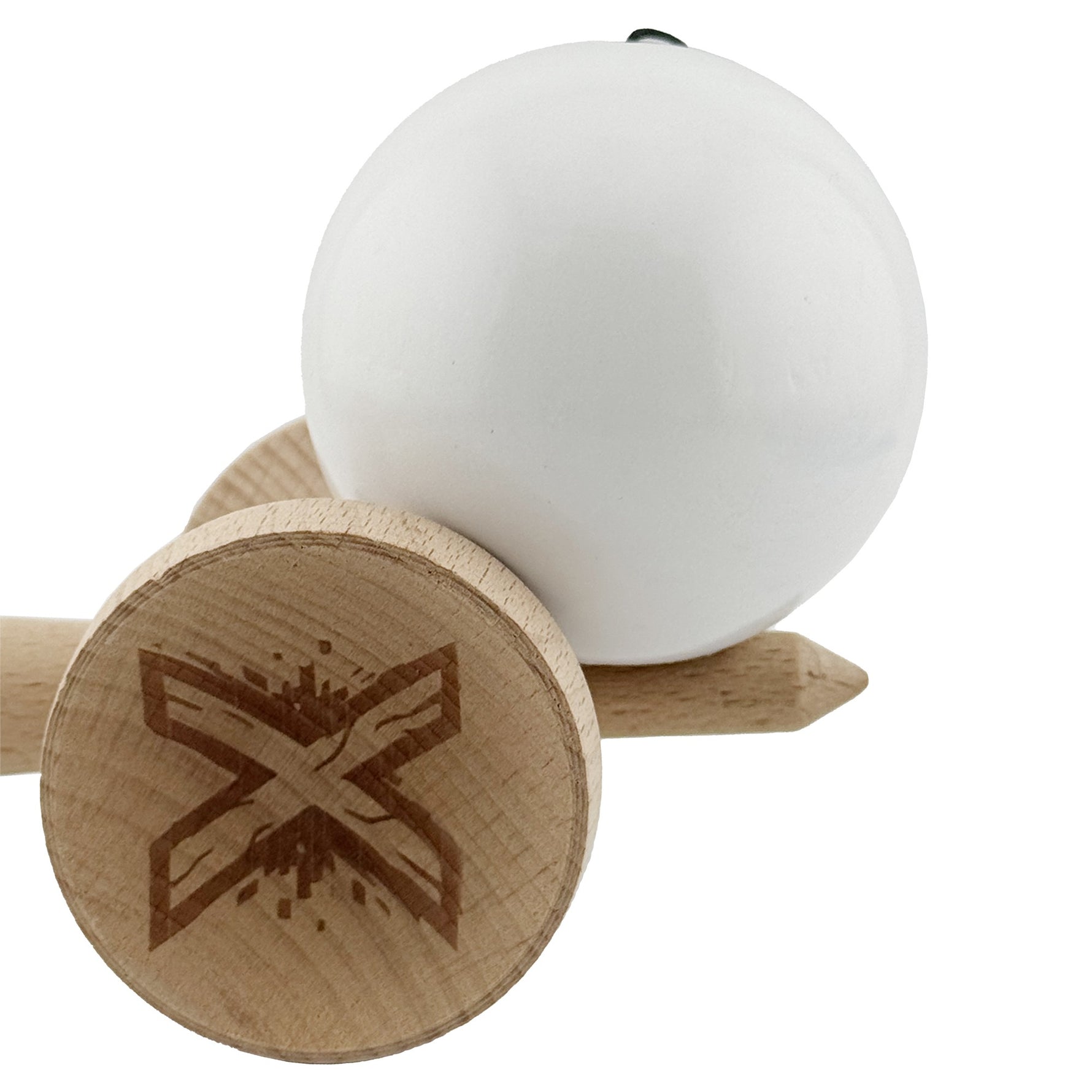 Kendama X Originala, Profesionala, Flippy, Rubber Grip, Cupe Mari KING SIZE V3, Gaura in Baza, Rulment Metalic, din