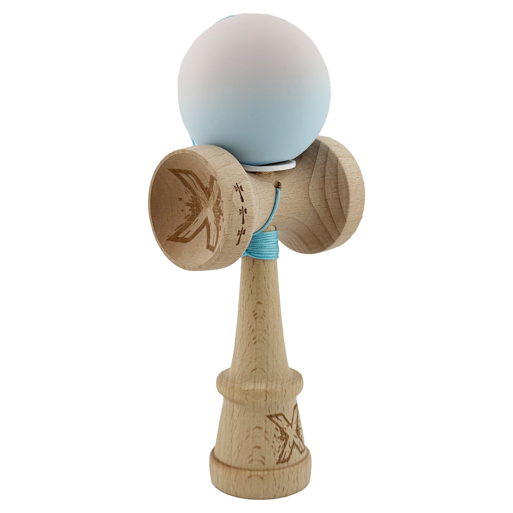 Kendama X Originala, Profesionala, Flippy, Rubber Grip, Cupe Mari KING SIZE V3, Gaura in Baza, Rulment Metalic, din